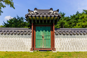 Image showing Traditional korean architecture