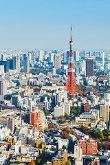 Image showing Tokyo skyline