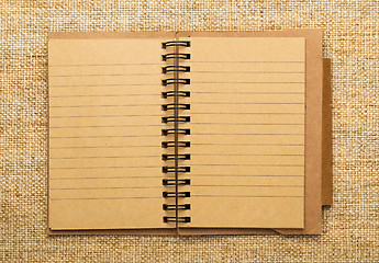 Image showing Spiral notebook