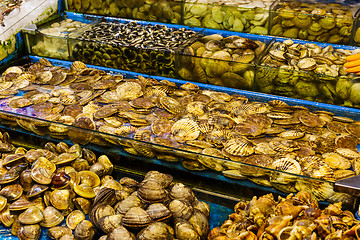 Image showing Seafood market fish tank