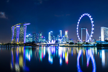 Image showing Singapore night