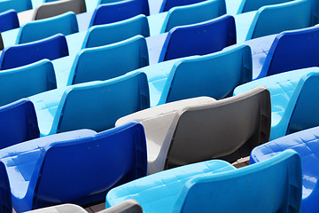 Image showing Stadium seats