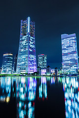 Image showing Yokohama skyline