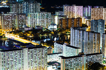 Image showing Residential district in Hong Kong