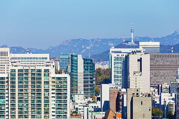 Image showing Seoul cityscape in South of Korea