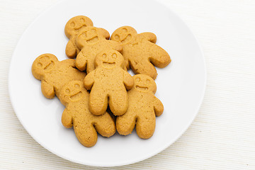 Image showing Gingerbread on plate 