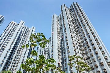Image showing Apartment building in Hong Kong