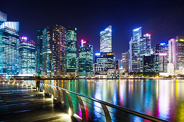 Image showing Urban cityscape in Singapore 