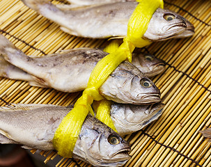 Image showing Dried salted fish for sell