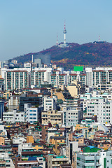 Image showing Seoul city skyline