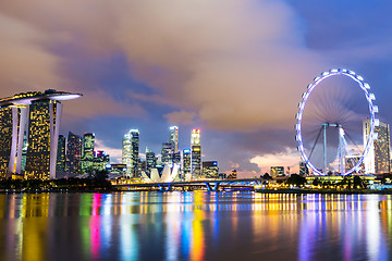 Image showing Singapore night