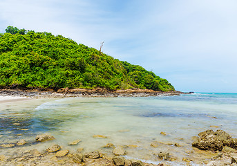 Image showing Beautiful beach on island