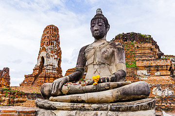 Image showing Ancient buddha statue