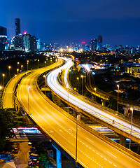 Image showing Kuala Lumpur skyline at night