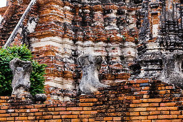 Image showing Historic architecture in Ayutthaya, Thailand