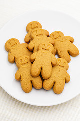 Image showing Homemade gingerbread on plate