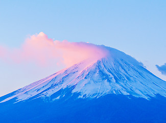 Image showing Mt. Fuji during sunrise