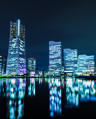 Image showing Yokohama skyline