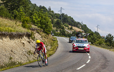 Image showing The Cyclist Luis Angel Mate Mardones