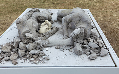 Image showing Sculpture by the Sea exhibit