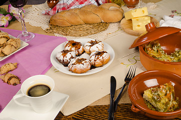 Image showing Hanukkah food