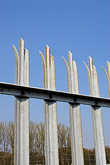 Image showing Security fence