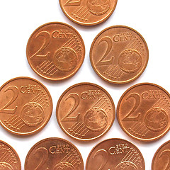 Image showing Euro coins