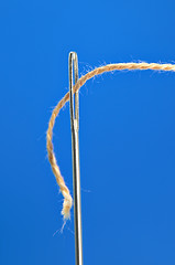 Image showing Needle and thread