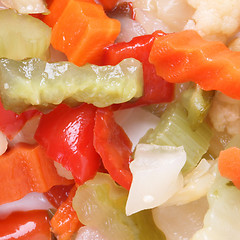 Image showing Mixed vegetables