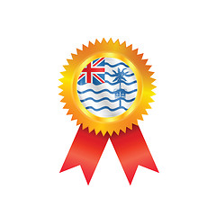 Image showing British Indian Ocean medal flag