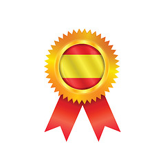 Image showing Spain medal flag