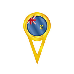 Image showing Saint Helena pin flag