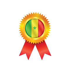 Image showing Senegal medal flag