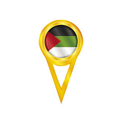 Image showing Hejaz pin flag