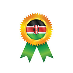 Image showing Kenya medal flag