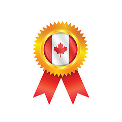 Image showing Canada medal flag