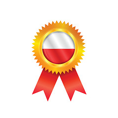 Image showing Poland medal flag