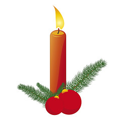 Image showing Christmas Candle
