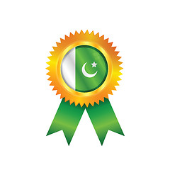 Image showing Pakistan medal flag