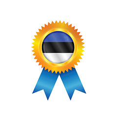 Image showing Estonia medal flag