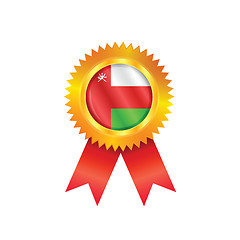 Image showing Oman medal flag