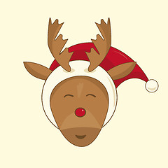 Image showing Rudolph the red nosed reindeer