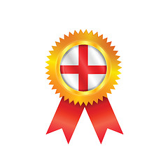 Image showing England medal flag