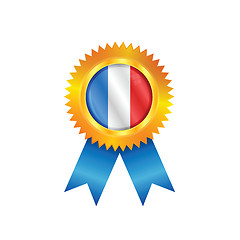 Image showing France medal flag