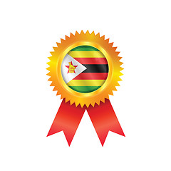 Image showing Zimbabwe medal flag