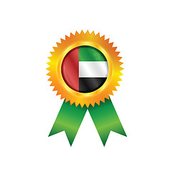 Image showing United Arab Emirates medal flag