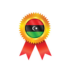 Image showing Libya medal flag