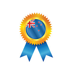 Image showing New Zealand medal flag