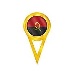 Image showing pin_flag_angola