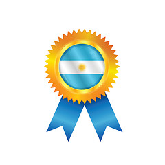 Image showing Argentina medal flag